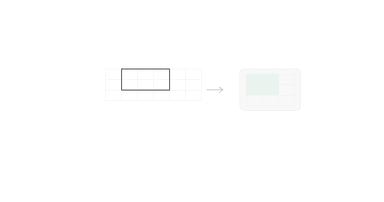 A selected range in a Google Sheet turning into a cropped image