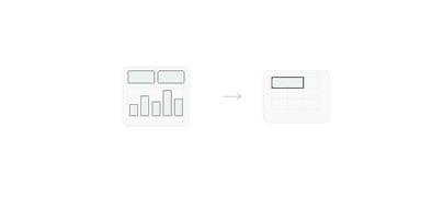 An Excel table exported sharply for a presentation slide
